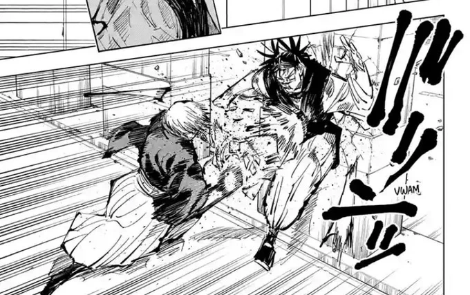 meanwhile choso's not having a good time 