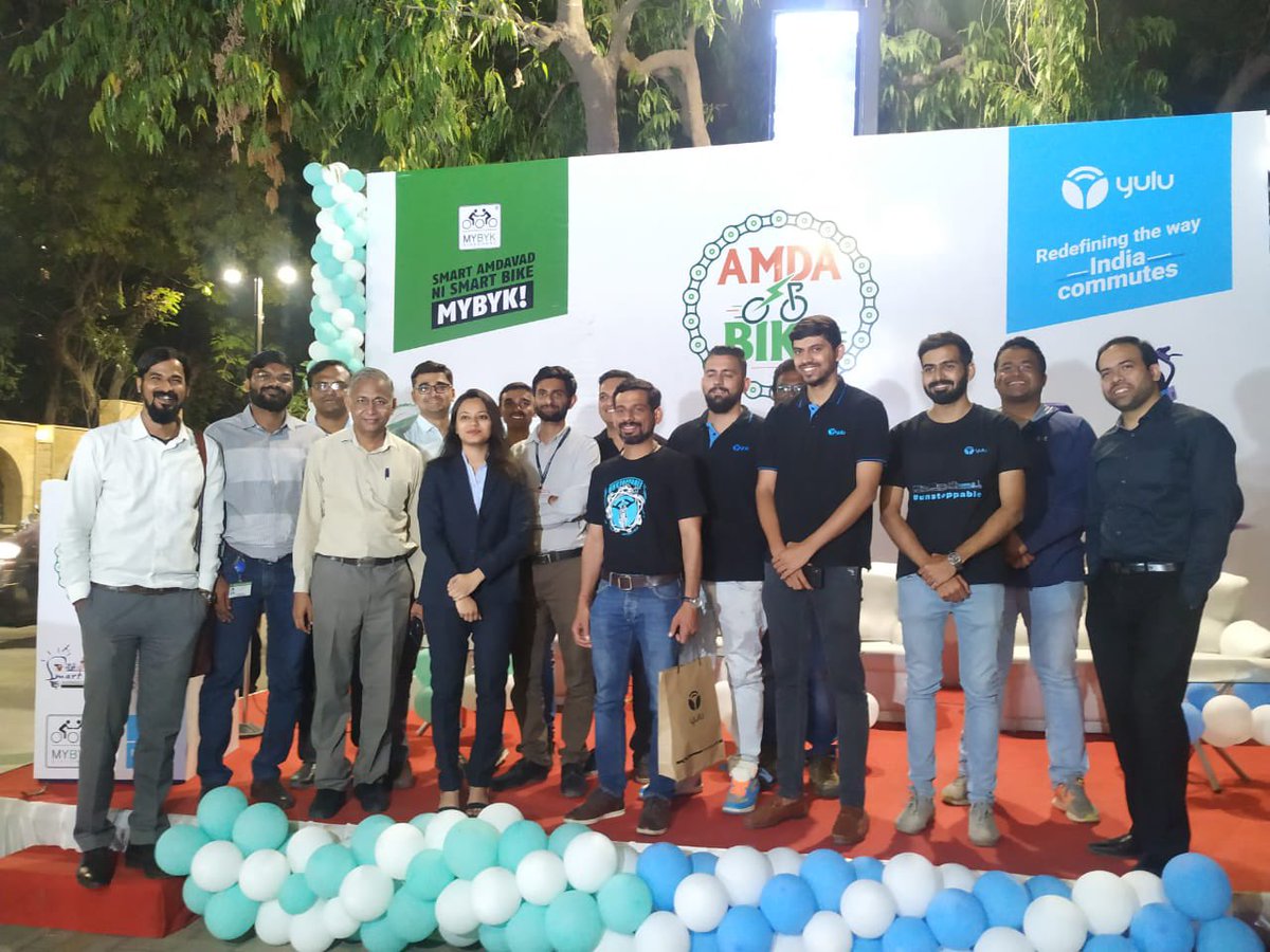 movewithmybyk's tweet photo. 1st anniversary of #Amdabike PBS project of @SmartCityAhd! Thank you @vnehra @nitinsangwan @PrithvirajsinhZ for your leadership and support to make it a success!
With 1500 cycles across 120 stations, AMDABIKE is already India’s largest and most successful PBS! https://t.co/mGLs4Y6nrH