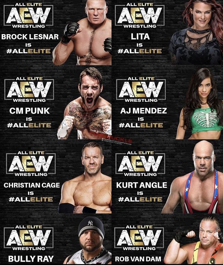 Who gives two craps about any of these wrestlers? 

#wwe #AEWRevolution #aew