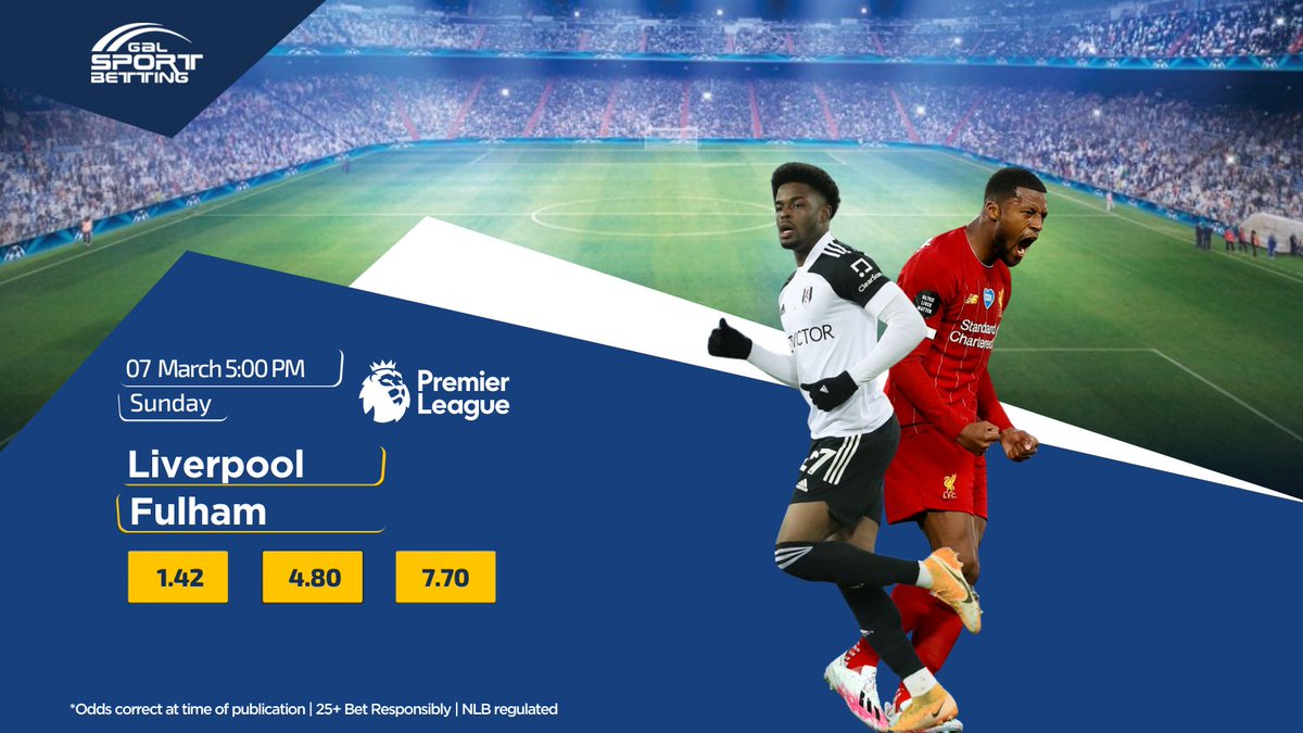 GSB_Uganda's tweet photo. ๐๐ก๐ ๐๐ฎ๐ง๐ญ ๐
๐จ๐ซ ๐ ๐๐ข๐ง ๐๐ญ ๐๐จ๐ฆ๐
Liverpool renew their search for an elusive Anfield victory when they welcome Fulham The relegation-threatened Cottagers this evening. ๐๐๐ซ๐ ๐๐ ๐๐จ๐ https://t.co/hUOOuCXgQd
#PL #GalSportBetting #OnlineBetting | #LIVEFUL https://t.co/siE4LZWtsg