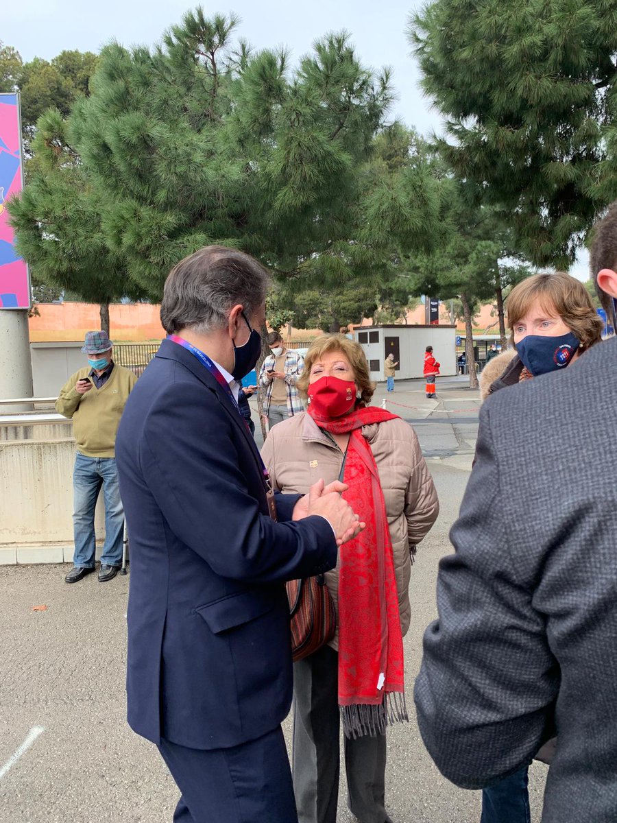 ⚽️ Amb Carme Nieto, una de les pioneres del Barça femení. 🔵🔴 #FidelsAlBarça