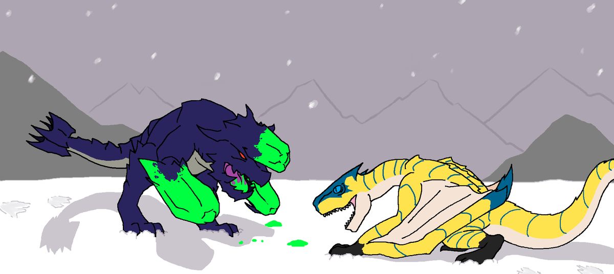 モンスターを描く練習 グラビモス亜種 ブラキディオス ティガレックス モンス 助悪狗狼のイラスト