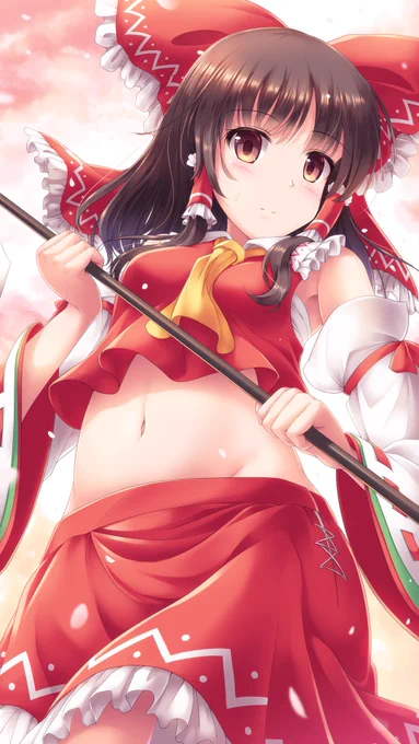 巷では腋巫女からへそ巫女になってるとか 