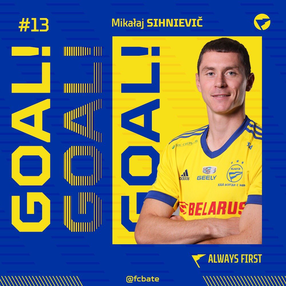 FCBATE's tweet photo. GOOOOOAL!
1:1
KOLYA💪🏼

#BATEVIT https://t.co/END5z27zpX