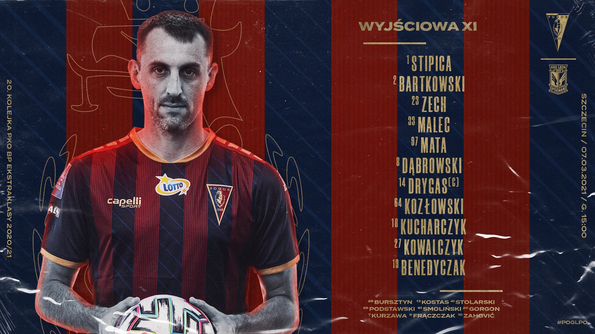 Relacja z meczu: Pogoń Szczecin - Lecha Poznań. Kacper ...