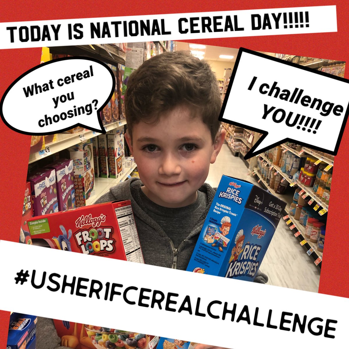 rachelroot9's tweet photo. Who is up for the challenge? #usher1fcerealchallenge?  @rootj14 @TheEllenShow @ellievtoys @mcharlesworth7 @billritter7 https://t.co/koXY1iE4LM