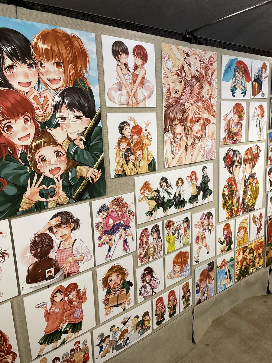 先日行った宮原るり先生作品展
宮原先生が描く鮮やかで繊細で生き生きしたキャラクター達の笑顔が溢れる空間でした
みんなキラキラでした
行けて良かった 