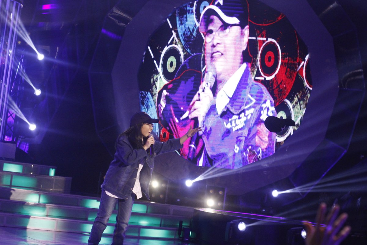 YourFacePH's tweet photo. Para sa mga pusong sawi, narito ang transformation ni Lie Reposposa as April Boy Regino! #YFSF3FUNmalakasan https://t.co/5D9PBLd5Il