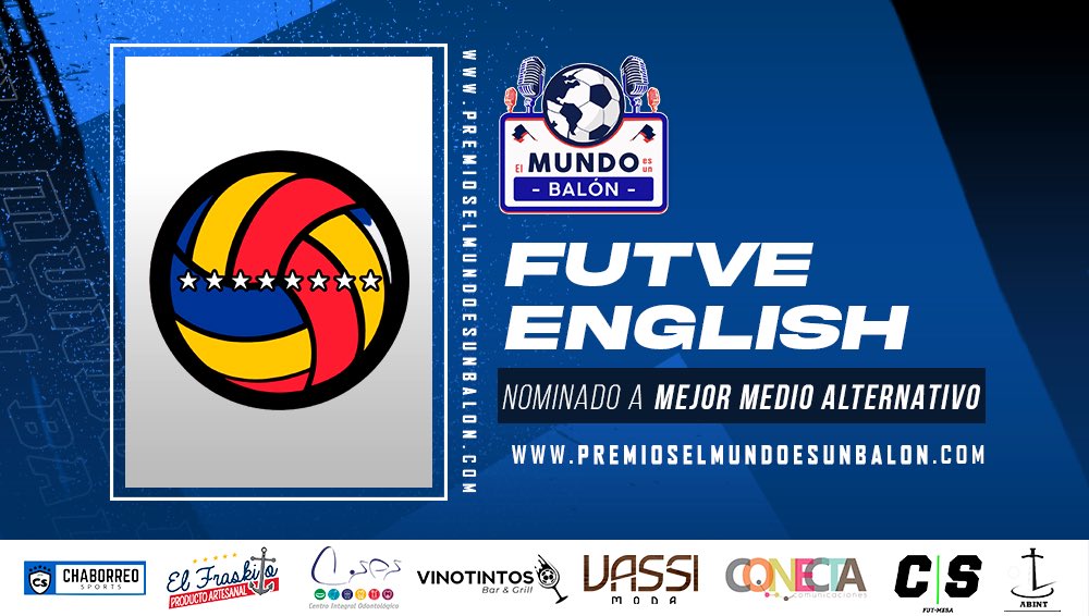 RedWineAndArepas⚽️🇻🇪❤️ (@TheFalseLibero) on Twitter photo 2021-03-07 12:22:33 SoMe pErSoNaL nEws... I am fantastically proud to say last night @FUTVEEnglish was nominated for Best Alternative Media by @MundoUnBalon. If you enjoy what we do, we would greatly appreciate your vote! 🗳😍👇 premioselmundoesunbalon.com SoMe pErSoNaL nEws... I am fantastically proud to say last night @FUTVEEnglish was nominated for Best Alternative Media by @MundoUnBalon. If you enjoy what we do, we would greatly appreciate your vote! 🗳😍👇 premioselmundoesunbalon.com