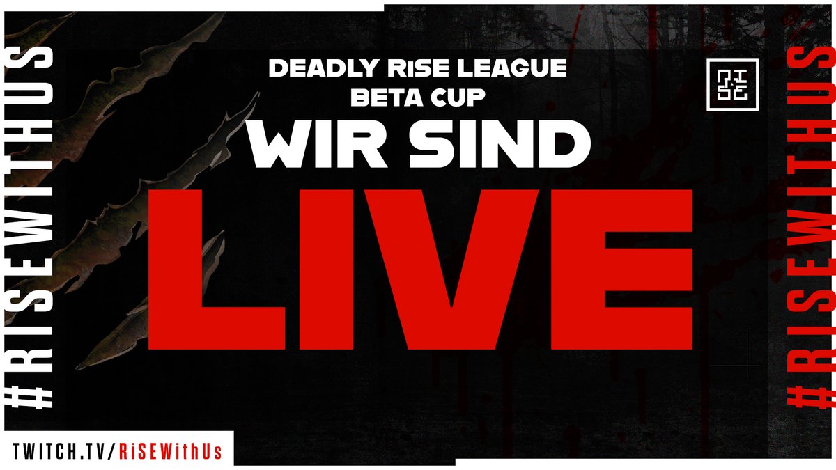 Freunde des Nebels, wir sind live 🔴 
#DeadlyRiSELeague #DeadByDaylight

👉twitch.tv/risewithus
