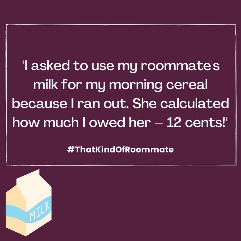 myfnroommate's tweet photo. It's okay if you want to save a couple of bucks, but this roommate takes it to a whole nother' level. 🙄 

📨 Got a story that's far worse than this? Send it to us via DM! 

#ThatKindOfRoommate #MyFnRoommate #CollegeRoommate #WorstRoommate #Cheapskate https://t.co/XE9sxQjaHc
