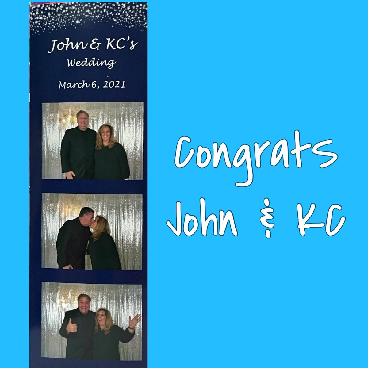 gary_rice's tweet photo. Congratulations John &amp; KC https://t.co/LjYdzBliti