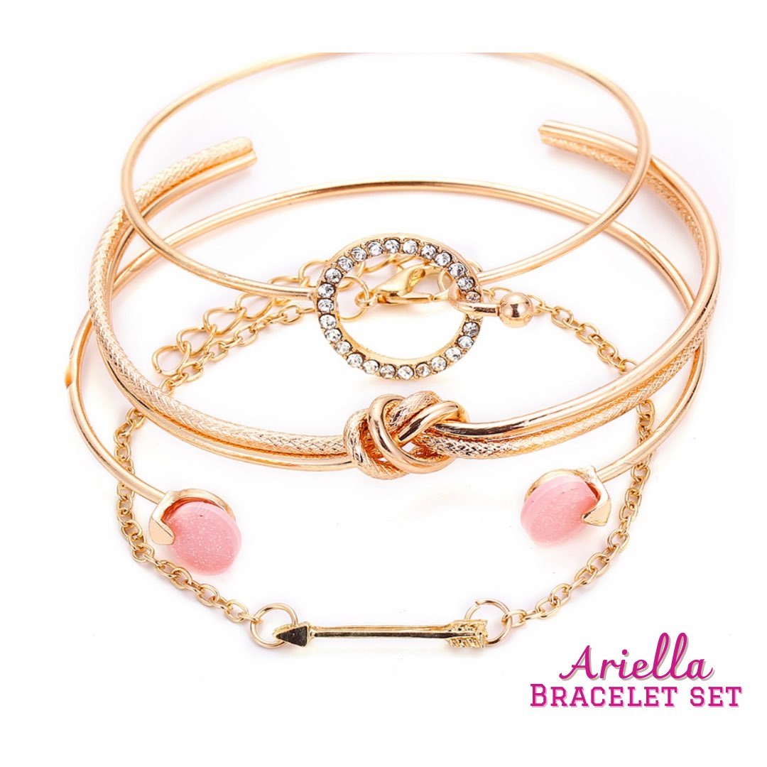 mythbyth's tweet photo. Ariella bracelet set
✨ Includes 4 different types of bracelets 
💵 Rm 10 (excluding postage)
✅ Available ready stock
💌 DM us to order

*Please note that the colour might be slightly different due to the lighting*

#mythbythbracelets https://t.co/mKzW8juKnY
