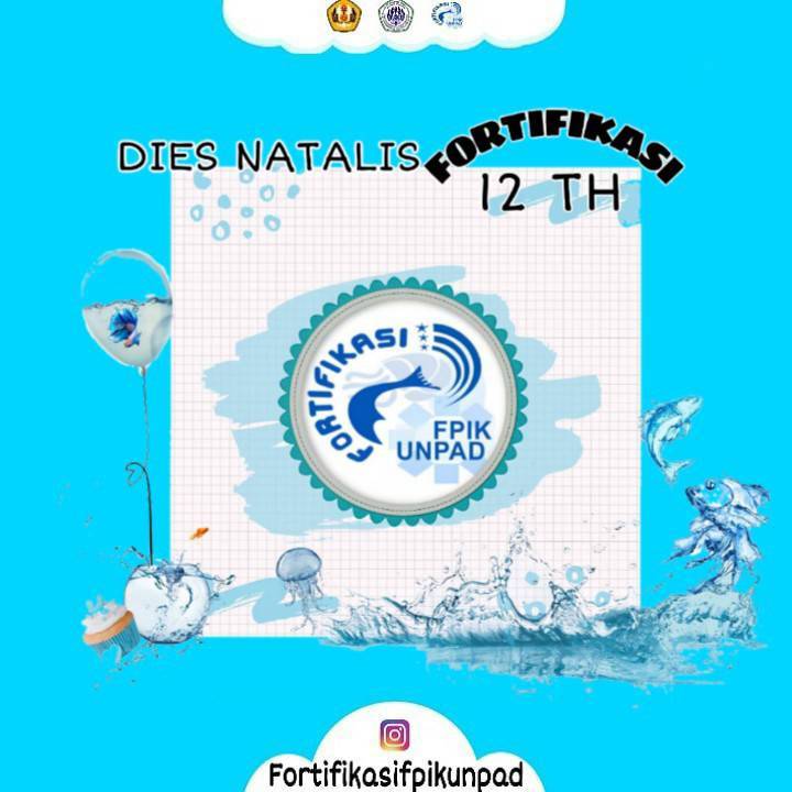 BEMFPIKUNPAD's tweet photo. โจSELAMAT ULANG TAHUN FORTIFIKASI KE-12โจ
Semoga FORTIFIKASI tetap memberikan kebermanfaatan bagi masyarakat.
FORTIFIKASI !!!
TERUS BERINOVASI !!!
#12th #Anniversary #fortifikasi #fpik #unpad
#terusberinovasi https://t.co/jFn1Gy2vut