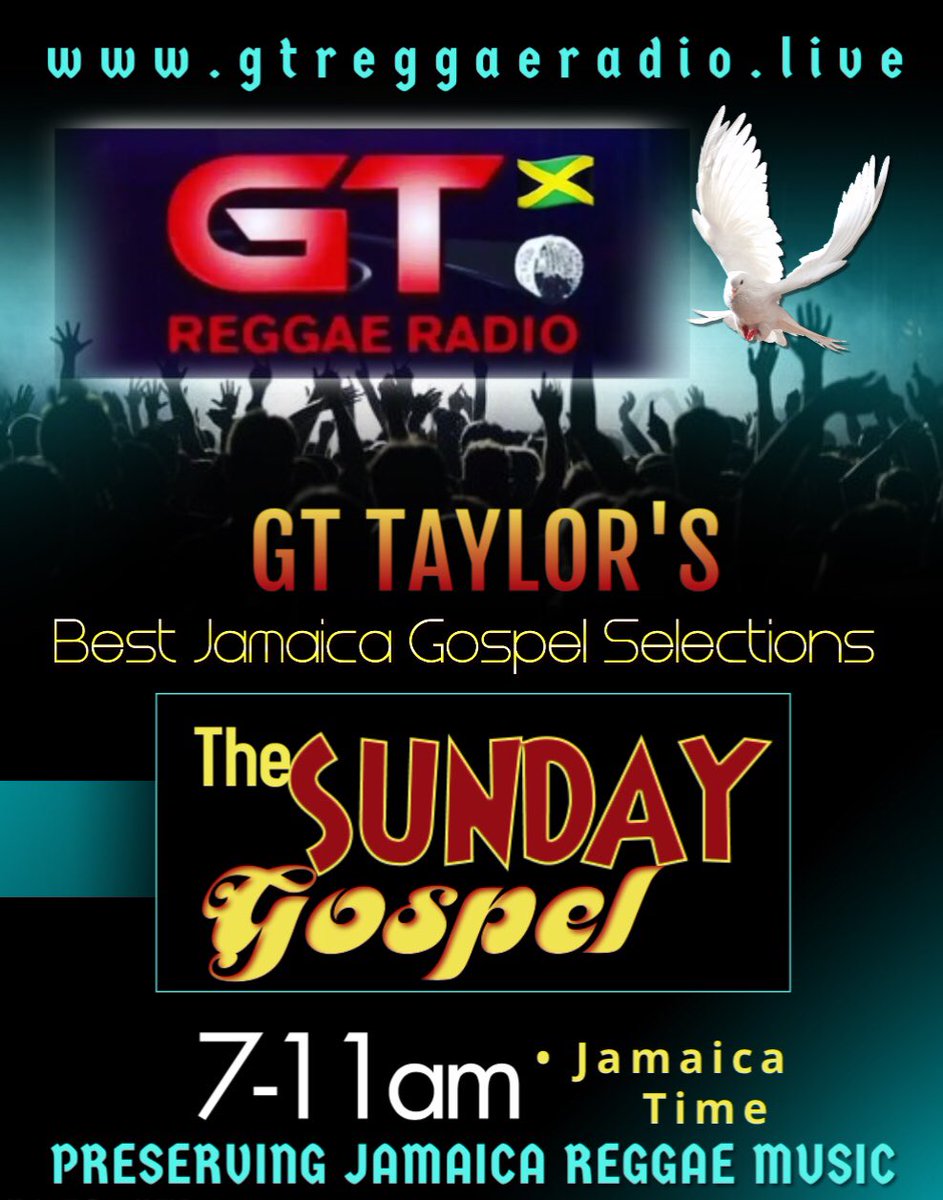 NickiNotNice's tweet photo. #TuneInNow | Today's #Features
on #GTReggaeRadio
-->https://t.co/NbJb7uWbVw
#TheSundayGospel | 7-11am |
#TuneInLater | #LiveStreamng
#Live w/#DancehallMaster
#GTTaylor
#TheSundayCruise | 5-8pm |
•All in #Jamaica 🇯🇲Time
#PreservingJamaicaReggaeMusic
#ReggaeRadio in #Cyberspace https://t.co/2IxN2IL2IM