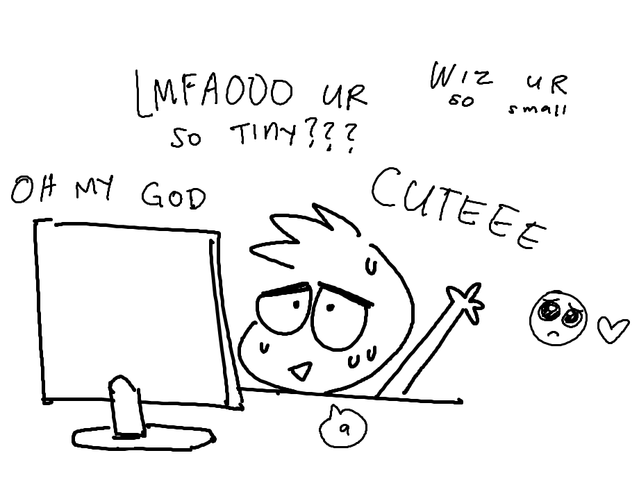 Me before and after my twitter friends hear me on vc (i love u guys)