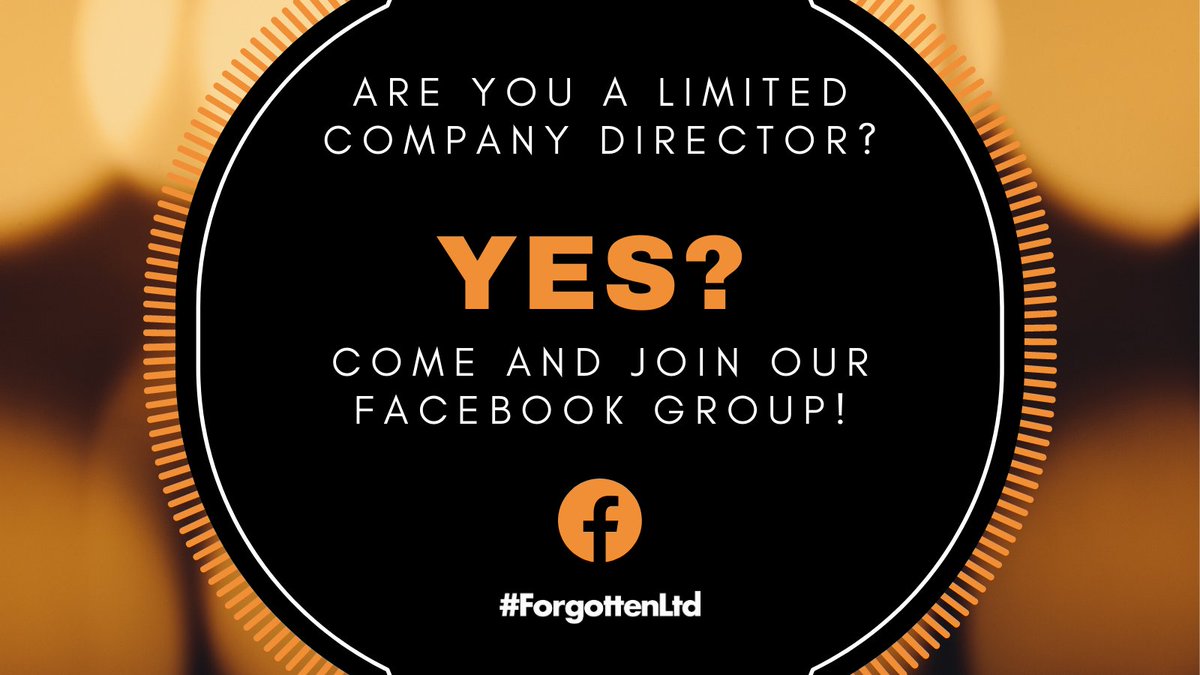 Add your voice to 11,000 small business owners in our #ForgottenLtd Facebook group.  

Join directors who've fallen through coronavirus #GapsInSupport - offering support, advice &amp; shared experiences.

We know what you are going through - we ARE you.

👉 facebook.com/groups/ltdcomp…