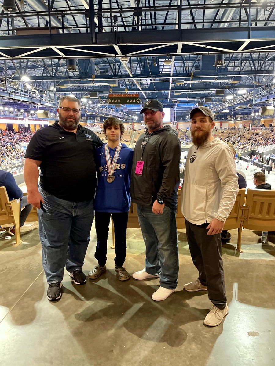 Another wrestling season is in the books!  Congratulations to <a href="/BTHS_Wrestling/">BT BEARS WRESTLING</a> Sophomore 106 <a href="/EthanVugman/">Ethan Vugman</a> for placing 4th at the FHSAA State Wrestling Tournament!  #GoBears🐻