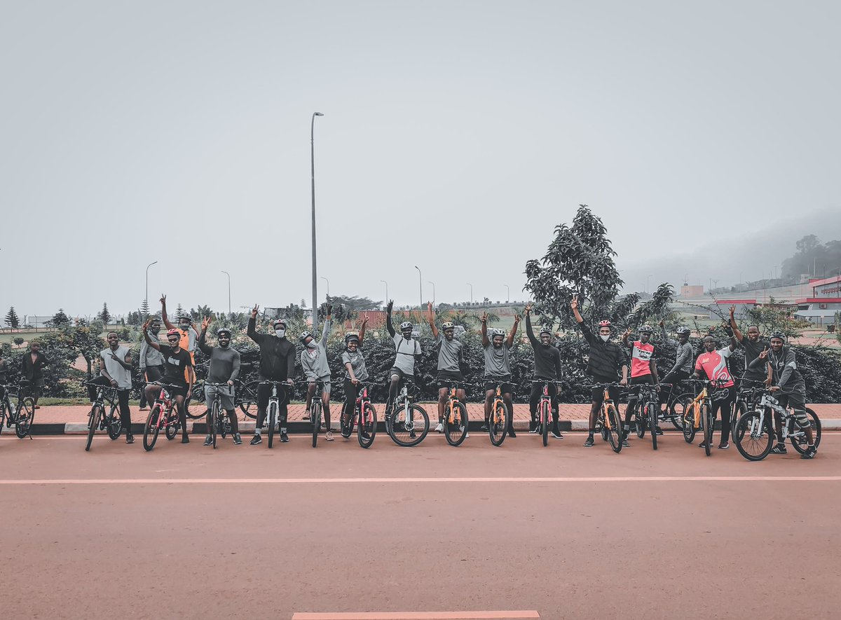 KigaliRides's tweet photo. Today was the day! We had an amazing day on two wheels and completed the challenge. 

“It never gets easier, We get faster “

We were an excellent team, FUN was all the way! The adventure was DOPE! Kudos to the Team. 

- TWO WHEELS MOVE THE SOUL -
@visitrwanda_now 
@Rwanda_Sports https://t.co/19qciwgw4a