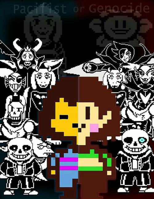 Undertale: Differences In Flowey Interactions Between Pacifist And Genocide  Routes