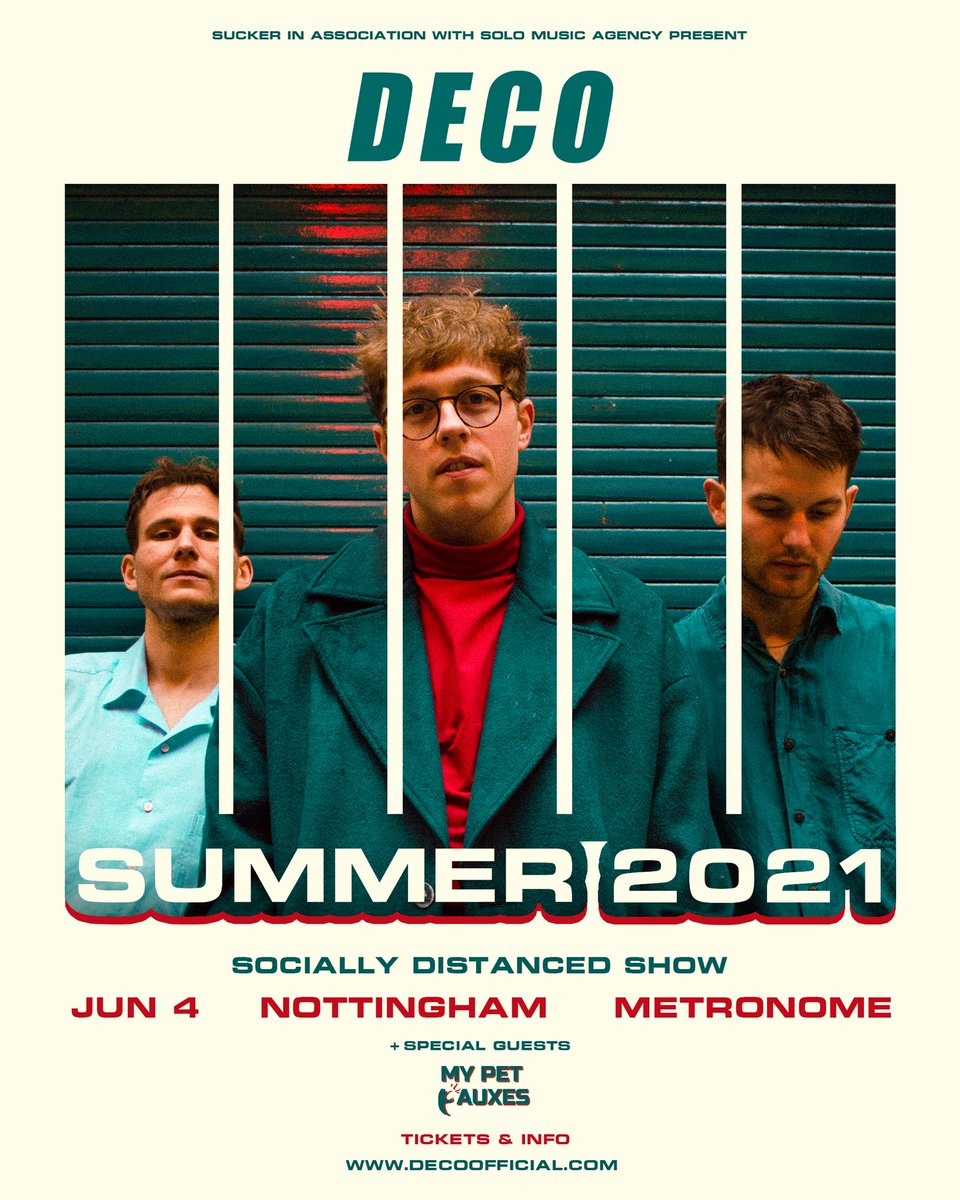 Down to the last few seats for our socially distanced gig in Notts 🤯 Who’s gonna grab them?! Don’t miss out... gigantic.com/deco-tickets/n…