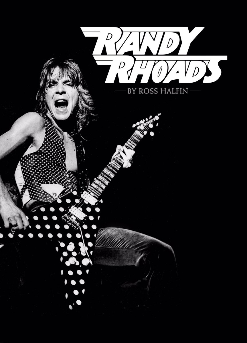 Just finished this today . My new book on Randy Rhoads which will be coming soon via Rufus Books . I’ve gone through my archive to uncover loads of never before seen photos and I hope some very nice surprises for you . #rosshalfin #randyrhoads