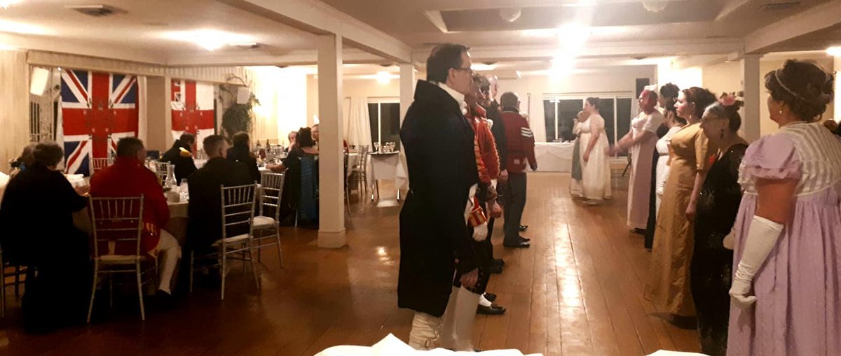 tom4141tom's tweet photo. Re-enacting Memory:  One year ago today.  The 41st Regiment of Foot Annual Spring Gala.

The last large gathering for many of us!  Our world was changing but who would guess by how much. https://t.co/zlLLxOcpX1