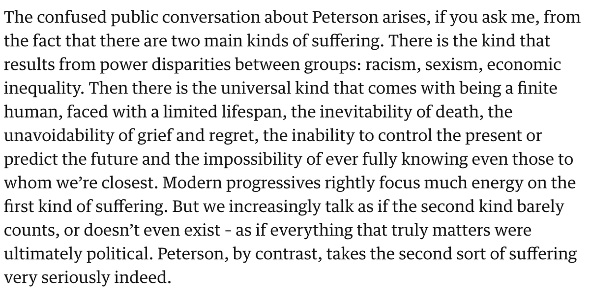 Douthat60's tweet photo. This is a usefully nuanced treatment of Jordan Peterson. This passage especially:
https://t.co/bZBSb7mETl https://t.co/lNR02mAWUG