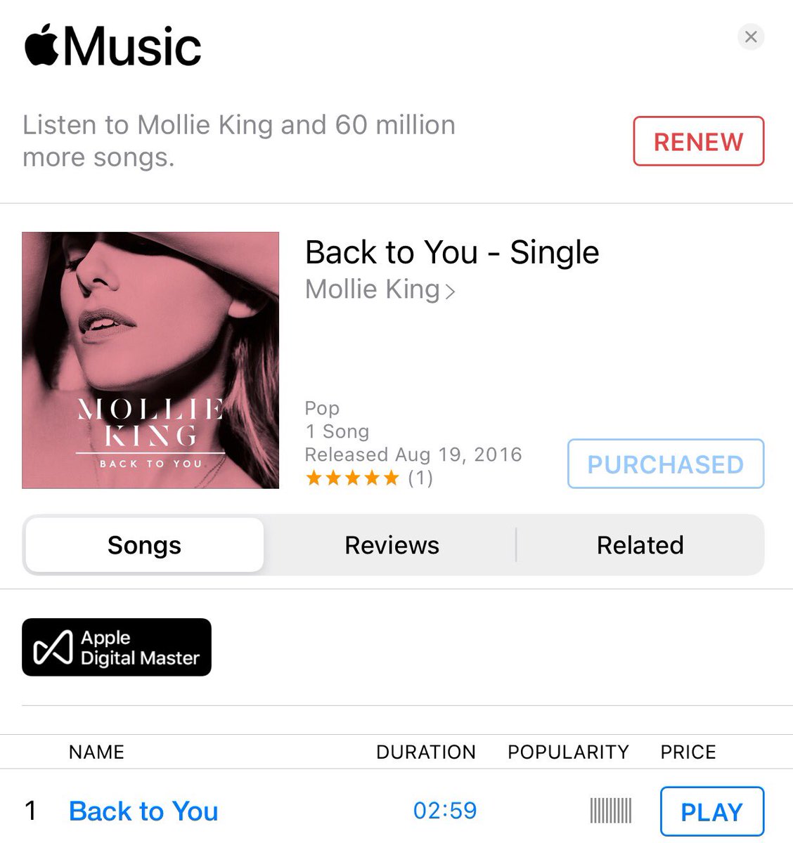 FansQueenMollie's tweet photo. Please buy Back To You today on ITunes 💗🙏 #JusticeForBackToYou #mollieking #thesaturdays @MollieKing https://t.co/LfLZgTdOlK