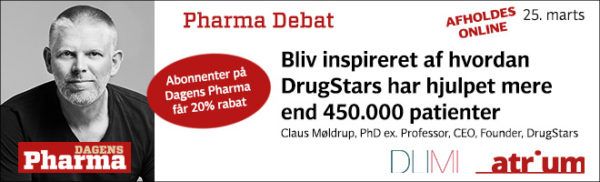 ➡️ Lær hvordan DrugStars har hjulpet +450.000 patienter - og hvad pharmabranchen kan bruge det til. Tilmeld dig Pharma Debat d. 25/3: buff.ly/3pMd1Oi