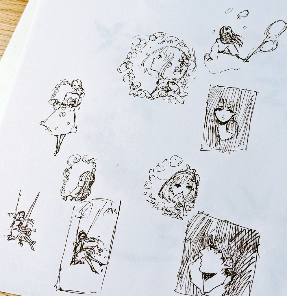 こういうグッズをSUZURIとかで出したいなと描いてはいるんだけど なかなか本番に踏み出せないというか時間がとれない