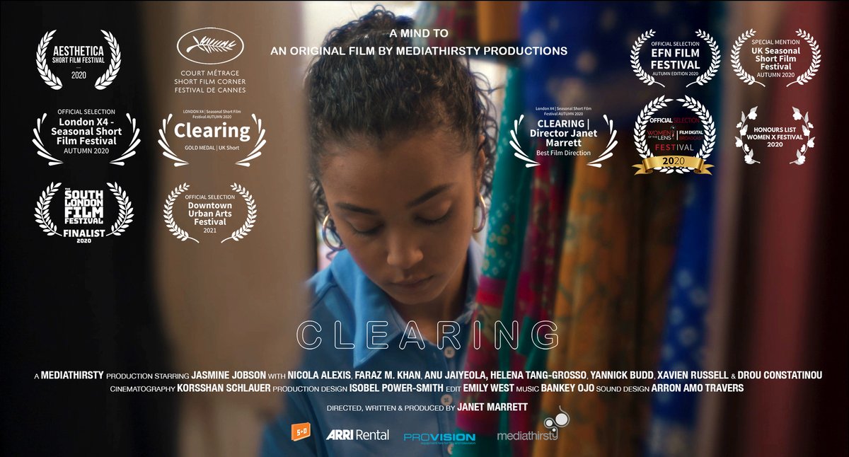 Wonderful news!! #CLEARINGShortFilm has been invited to screen as part of #DowntownUrbanArtsFestival #2021 #NYC <a href="/DUAFNYC/">DUAF</a> #Mediathirsty