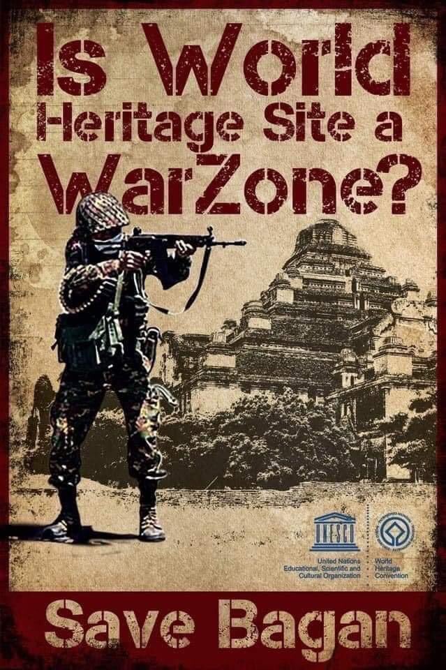 #Rejectmilitarycoupmyanmar
#Save_world_heritage_zone #Save_Bagan