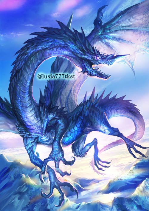 七海ルシア ドラゴンイラスト集２巻制作中 Booth休止中です 過去絵を投げて絵を描いた気になろうキャンペーン Dragon Creature T Co Ff5o0ceje1 Twitter