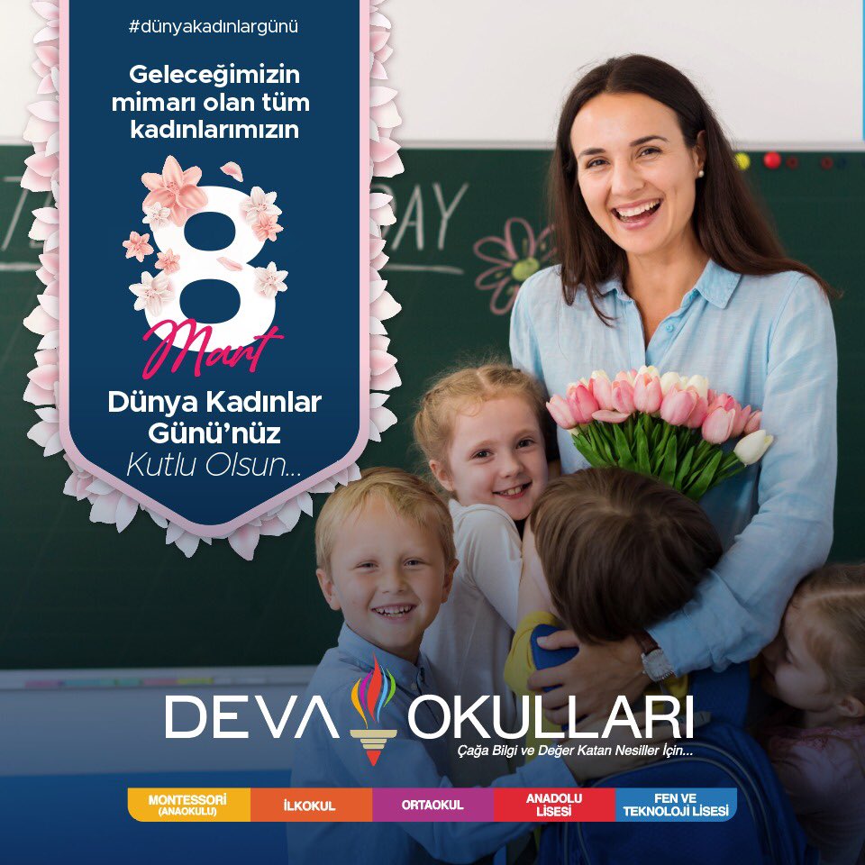 DevaOkullari's tweet photo. ve sevinçlerimiz vurur gözlerine kadınların, göllerde ışıyan seher vakitleri gibi...

Dünya Kadınlar Gününüz Kutlu Olsun. 
#kadınlargünü #devaokulları #devasizinle #gaziantep #şehitkamil #şahinbey #eğitim #kadın https://t.co/Fe06c4MbPI