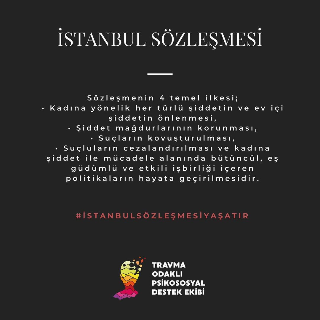 travmaekibi's tweet photo. Bir kez daha İstanbul Sözleşmesi’nin bir gereklilik değil zorunluluk olduğunu görerek yasa uygulayıcıların faillerden yana işbirlikçi tutumunu değil hayatta kalanlardan yana adaletli bir tutum sergilemesini istiyoruz. 
•
#KadinaSiddeteHayir 
#istanbulsozlesmesiyasatir https://t.co/CAgPI4gnZa