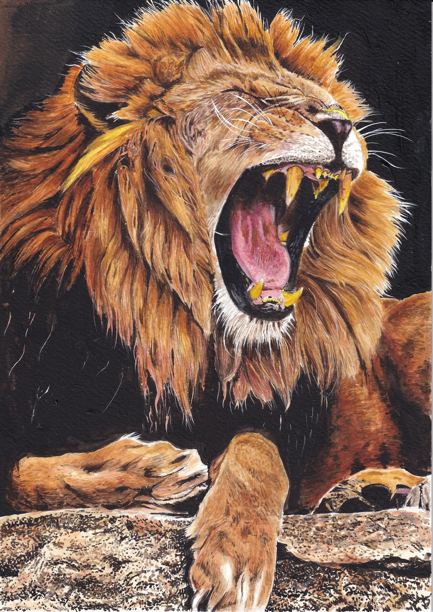 تويتر ケン على تويتر アクリル絵の具でライオンを描きました Acrylic Painting Of The Lion アクリル画 アクリル絵の具 ライオン イラスト Acrylicpainting Acryliccolor Lion Illustration T Co Cyjxjtxavz