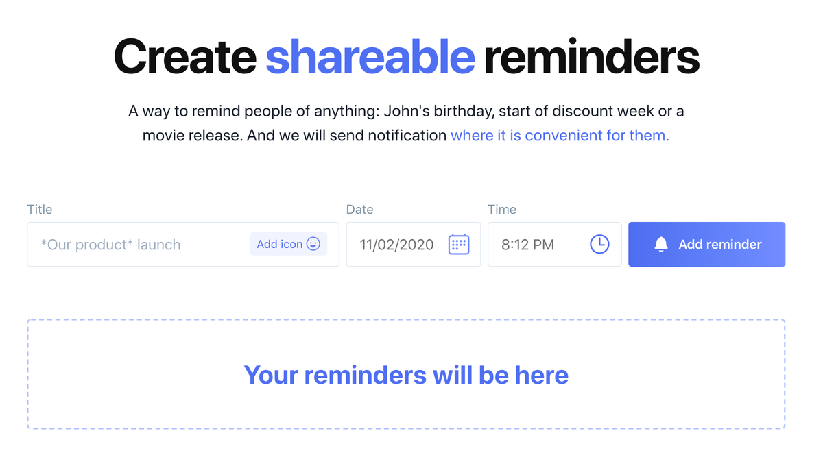 ProductHunt's tweet photo. Create event invite links and reminders with a simple link share 📆

Start planning: https://t.co/HfBAaRlGs3 https://t.co/JJHRpRvKYW
