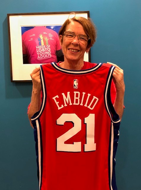 SMaryPhilly's tweet photo. The @ProjectHOME community is rooting for @JoelEmbiid &amp; #TeamDurant in the #NBAAllStar game. We are so grateful for Joel’s big heart &amp; the instant impact his wonderful gift – along with a match from Josh Harris &amp; David Blitzer of the @Sixers – will create for so many. https://t.co/GG3eCzNKa7