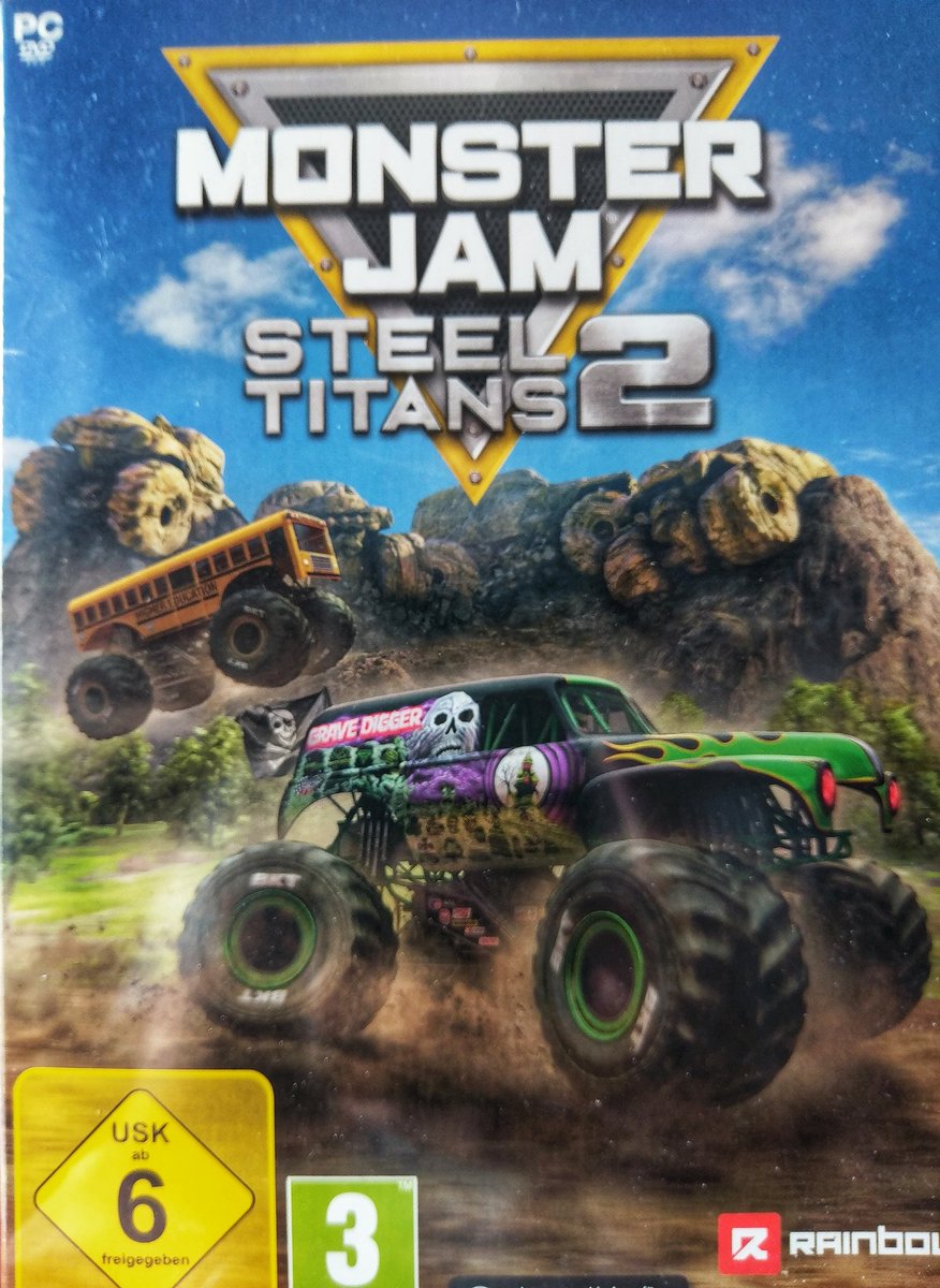 HolgerBoeschen's tweet photo. Monster Truck Racing? Count me in, Baby!!! #MonsterJam #SteelTitans2 https://t.co/l6Z0FFqvsv