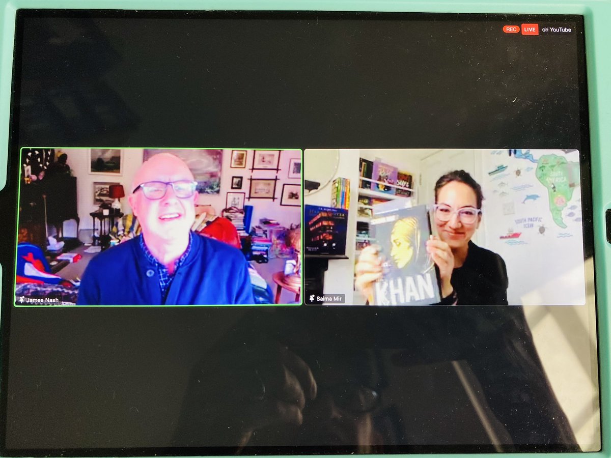 ClaireKreads's tweet image. Fab session from @LeedsLit - @SaimaMir in conversation with @james_nash #LLF2021 #yorkshirecrime #authorinterview #thekhan @PointBlankCrime