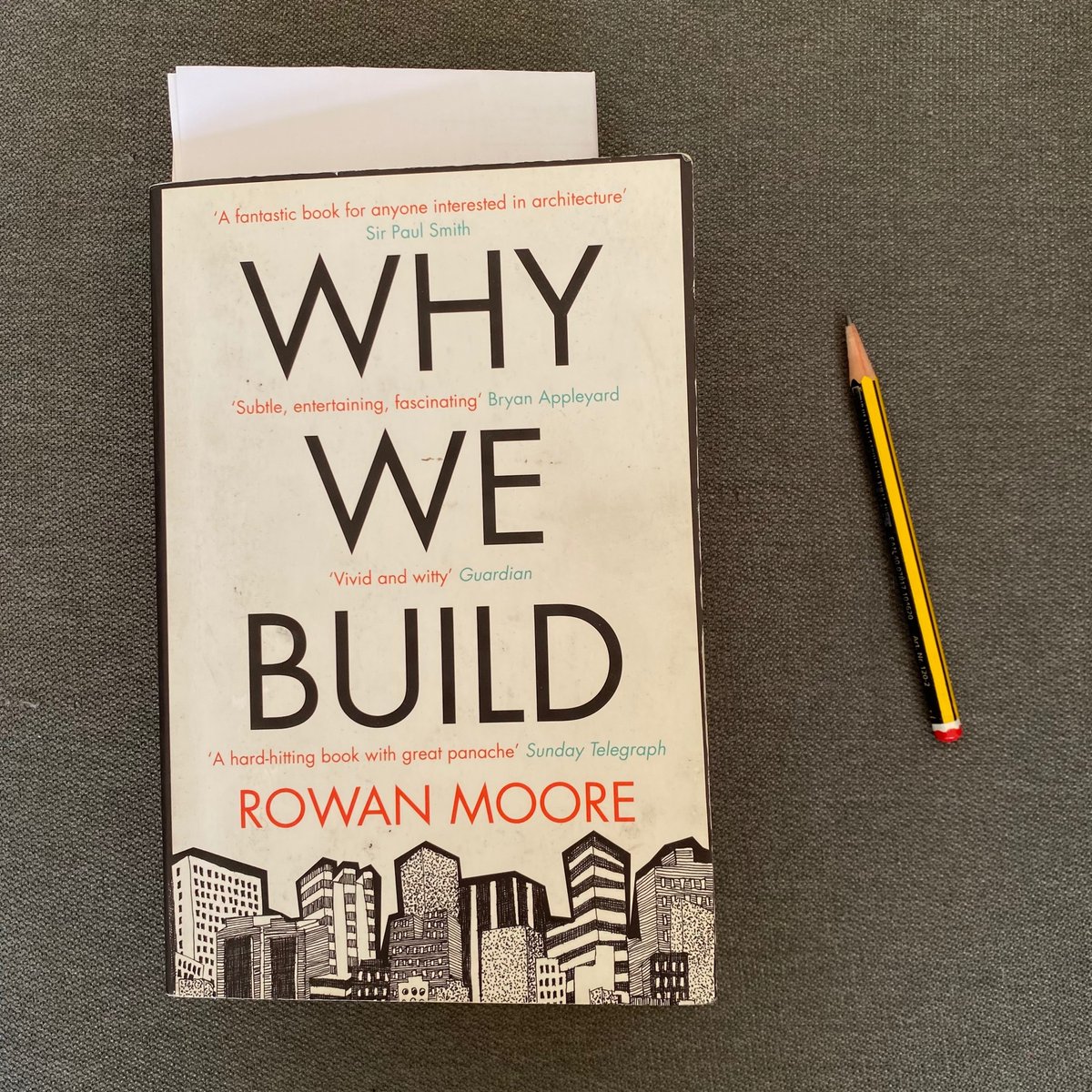 What we’re reading this week.

“If architecture is background, it becomes more important, not less.” - Rowan Moore

Our shirts, inspired by architecture, are the background to your lives.