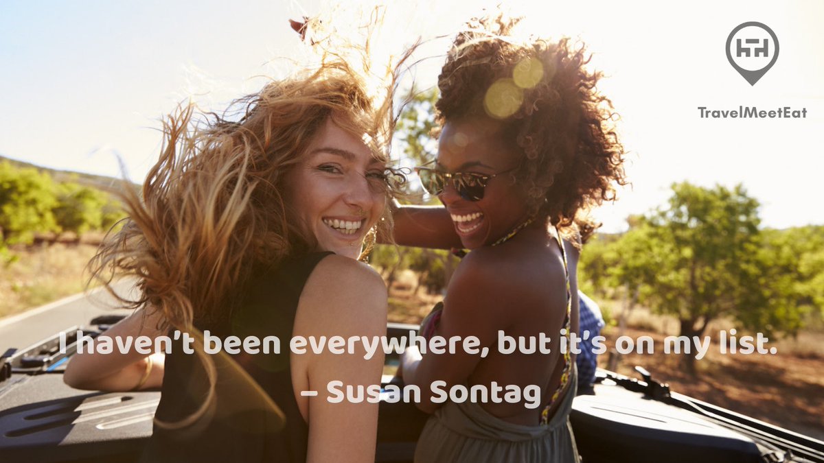 TravelMeetEat's tweet photo. ๐ I havenโt been everywhere, but itโs on my list. - Susan Sontag
๐ฅ Match, connect & share with travel-foodies worldwide on TravelMeetEat. Now available on the App Store & Google Play.
โ๏ธ https://t.co/LAsRNPL9Rp
#travel #foodie #wanderlust #breakbreadtogether #restarttourism https://t.co/NB3FhoJqdy