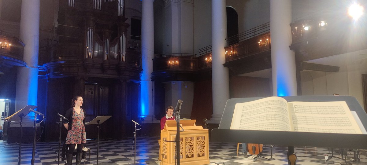 Matinée performance of "Gute Nacht" from JmF. Guten Tag? Motets have been an absolute blast to rehearse this afternoon, Bach at his most exuberant. #komm #singet #freude