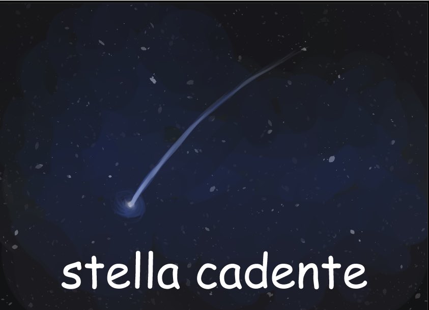 毎日イラストイタリア語 No Twitter 流れ星 Stella Cadente ステッラ カデンテ Stella 星 Cadente 落ちていく で流れ星という意味になります イタリアではペルセウス座流星群がよく見える8月 10日をサン ロレンツォの日と呼び 空の見える場所に集まって流れ星を 毎日イラストイタリア語 No Twitter 流れ星 Stella Cadente ステッラ カデンテ Stella 星 Cadente 落ちていく で流れ星という意味になります イタリアではペルセウス座流星群がよく見える8月 10日をサン ロレンツォの日と呼び 空の見える場所に集まって流れ星を