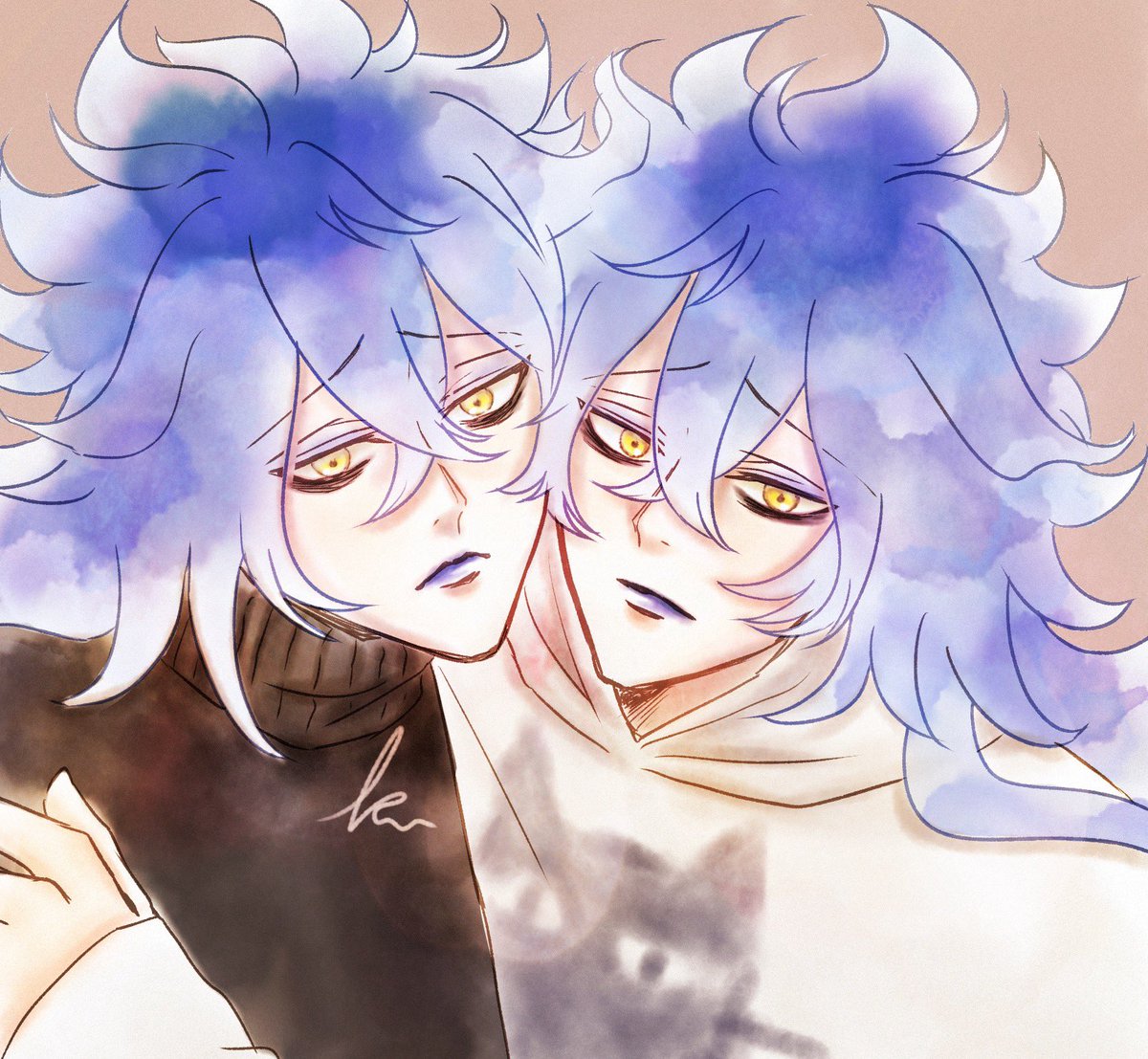 ぬい擬人化 ちょっとblぽい うちのいでぬ仲良しさん 黒木 新刊通販中のイラスト