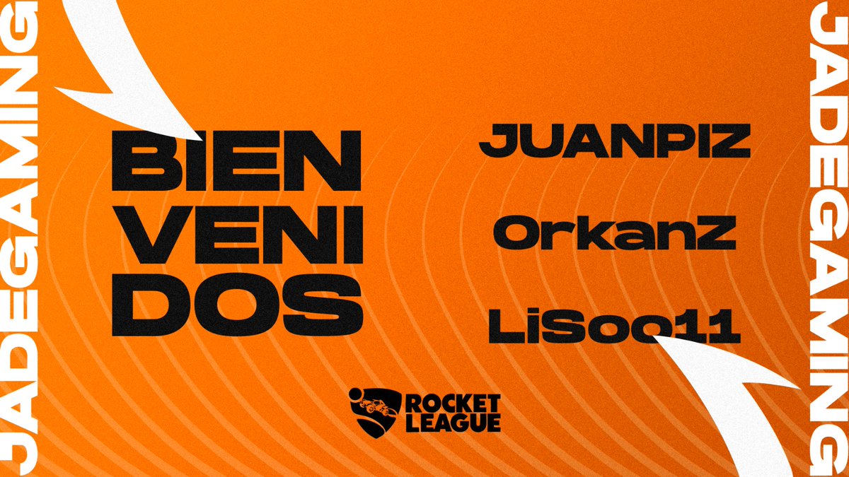 🟠ROCKET LEAGUE🟠

Hoy toca dar la bienvenida a la que va a ser neustra nueva Squad de Rocket League durante esta temporada.😎

Jugadores 👇🏾
🚗@adrianliso11 
🚗<a href="/JuanpizRL/">Juanpiz</a>
🚗@Orkanzo 

Esperemos que disfrutéis y mejoréis junto a nosotros.💪🏾

#JadePower💚