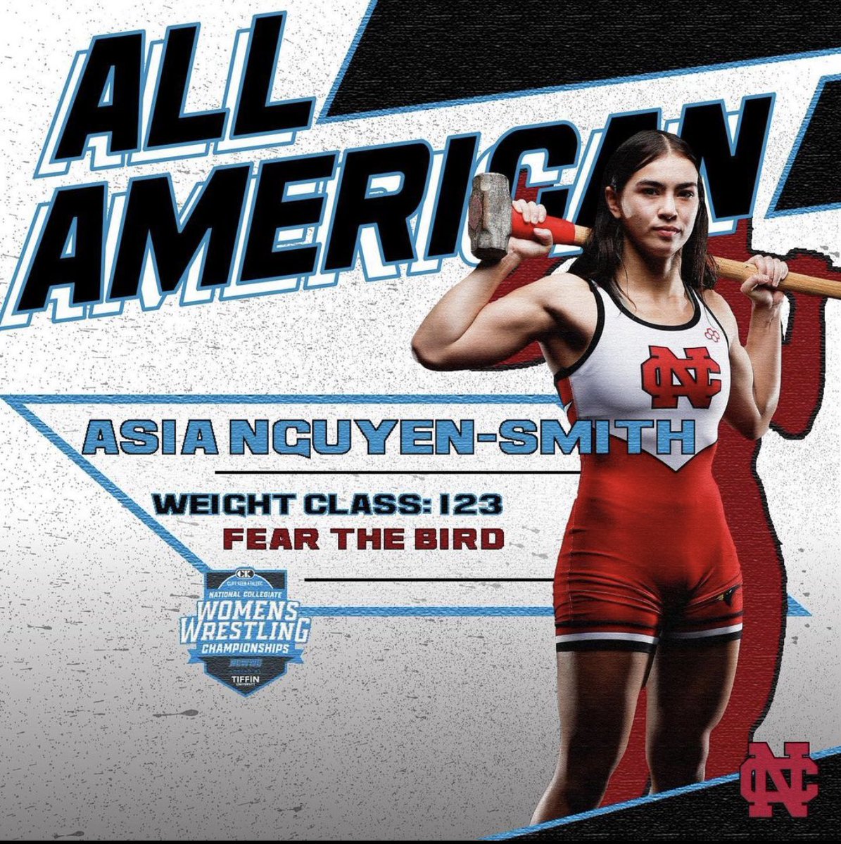 CONGRATS on a great season, earning  ALL AMERICAN honers for the second season in a row and finishing 3rd at the Big Show!