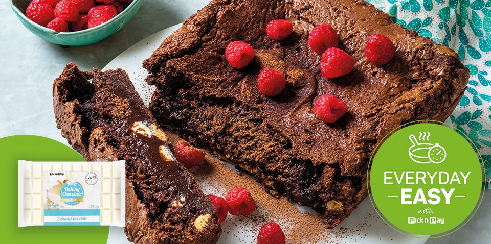 We don't hold back on the chocolate when it comes to making brownies! These are gooey, fudge-y and moist, plus they have white-chocolate chunks in the centre. Want to make them? Click the link for the recipe. #EverydayEasy #PnPEaster > bit.ly/3rqqz2Z