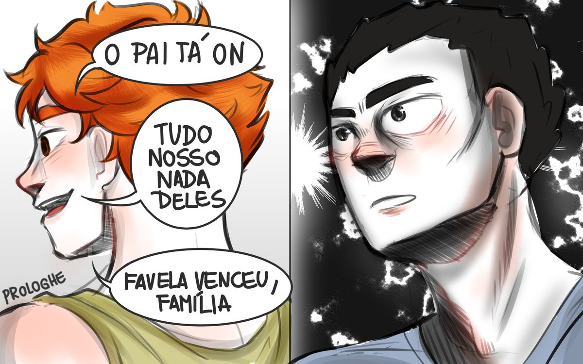 prologhe's tweet photo. o hinata tem aprendido português com umas más companhias aí....

#haikyuu #hinatashouyou #brazilarc #hinatabr [peça permissão pra repostar!] https://t.co/RfqQQGhP86